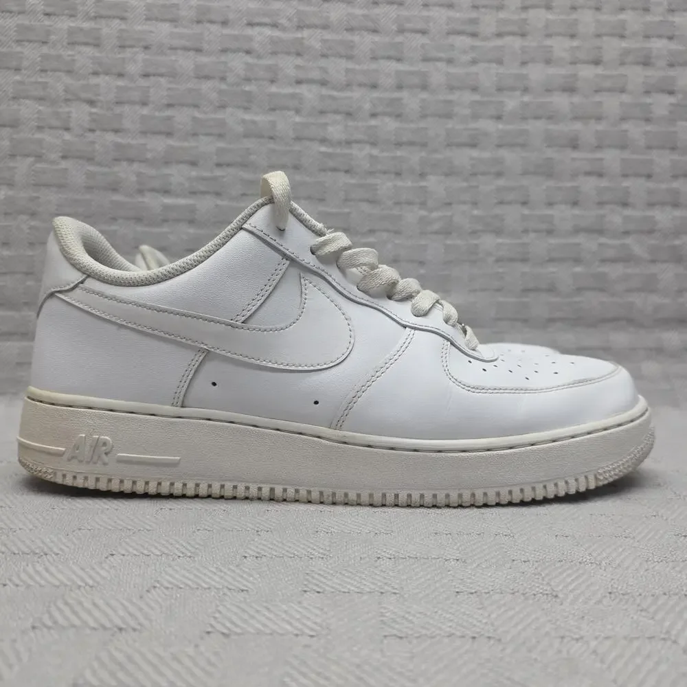 Nike Air Force 1 Triple White Men Size 12 CW2288-111